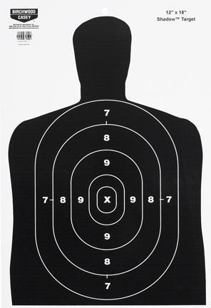 Birchwood Casey Eze-Scorer Handgun Targets - 12" Brilliant White Paper For Shooting Practice