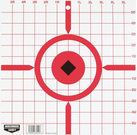 Birchwood Casey Rigid Paper Crosshair Sight-In Target - 12