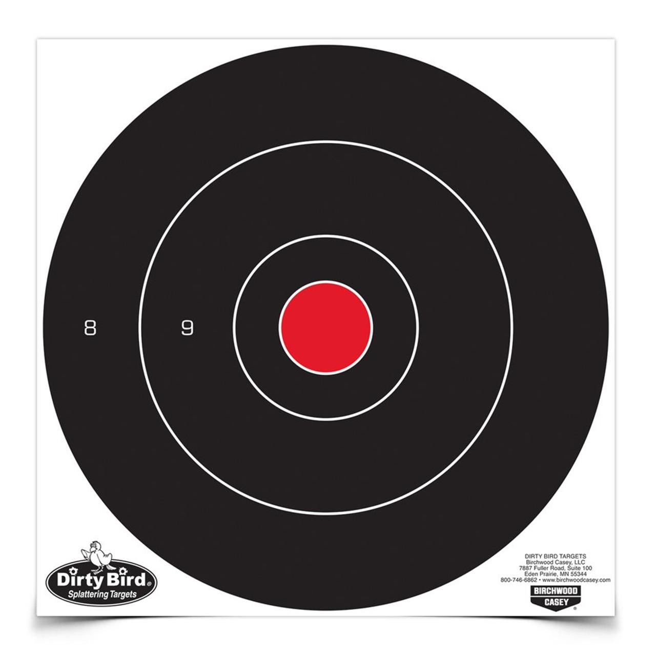 Birchwood Casey Dirty Bird 12" Bull's-Eye Target 100/ct - Birchwood Casey