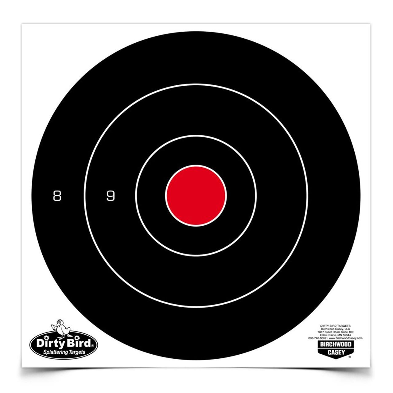 Birchwood Casey Dirty Bird 8" Bull's-Eye Target 200/ct - Birchwood Casey