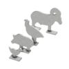 Birchwood Casey Silhouette Knock Over Targets - 4/ct (Chicken, Turkey, Pig and Ram)