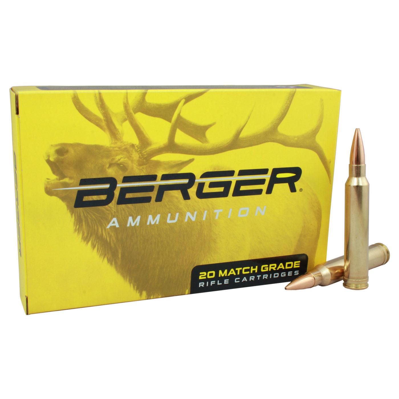 Berger Classic Hunter Rifle Ammunition 6mm Creedmoor 95gr 20/ct - Berger Ammunition