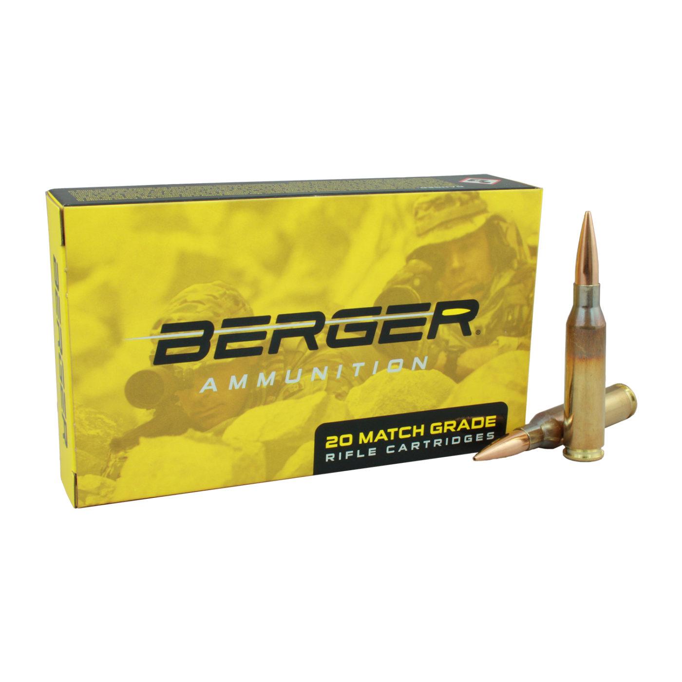 6mm Creedmoor 105gr Hybrid Target Match Grade Ammunition 20 Rounds - Berger Ammunition