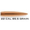 Berger Long Range Hybrid Target Rifle Bullets .22 cal .224" 85.5 gr LRHT 1000/ct