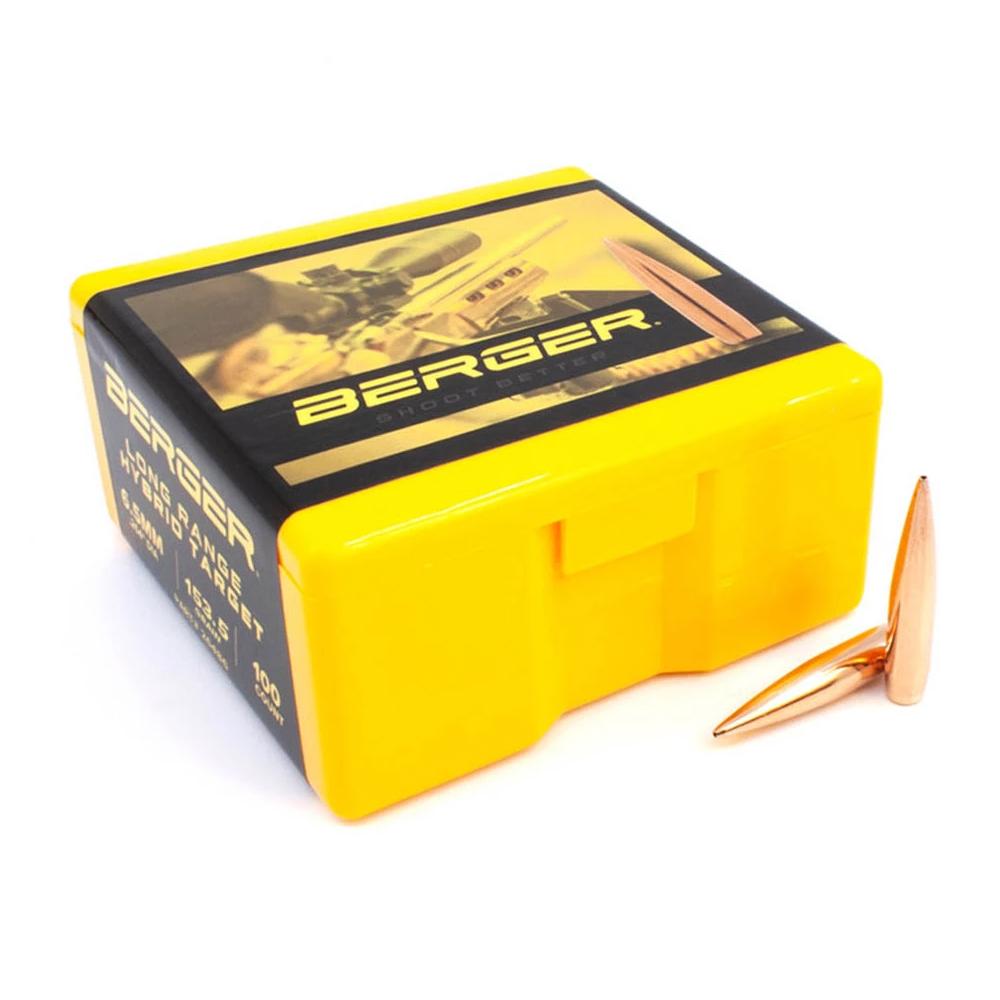 6.5MM 153.5 GRAIN LONG RANGE HYBRID TARGET BULLETS 100CT - Berger Bullets