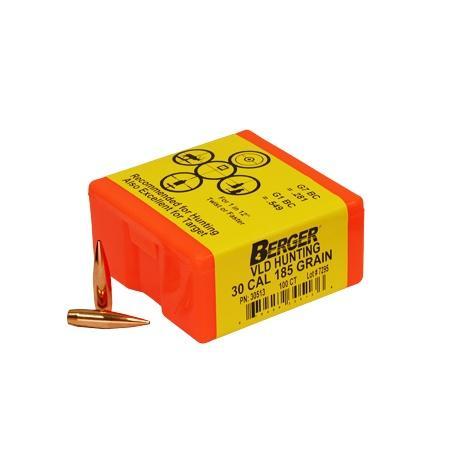 Berger Match Grade Hunting Bullets .30 cal .308" 210 gr VLD Hunter 100/ct