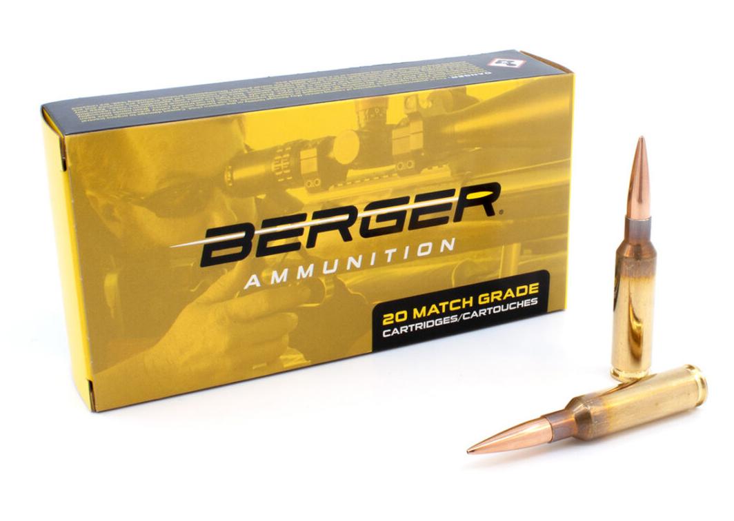 Berger Target Rigfle Ammunition 6.5 Creedmoor 144 gr LRHT 2830 fps 20/ct - Berger Ammunition