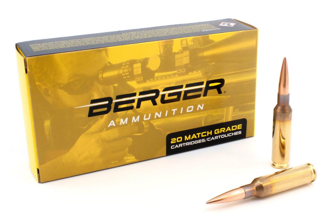 Berger Target Rifle Ammunition 6.5 Creedmoor 153.5 gr LRHT 2702 fps 20/ct - Berger Ammunition