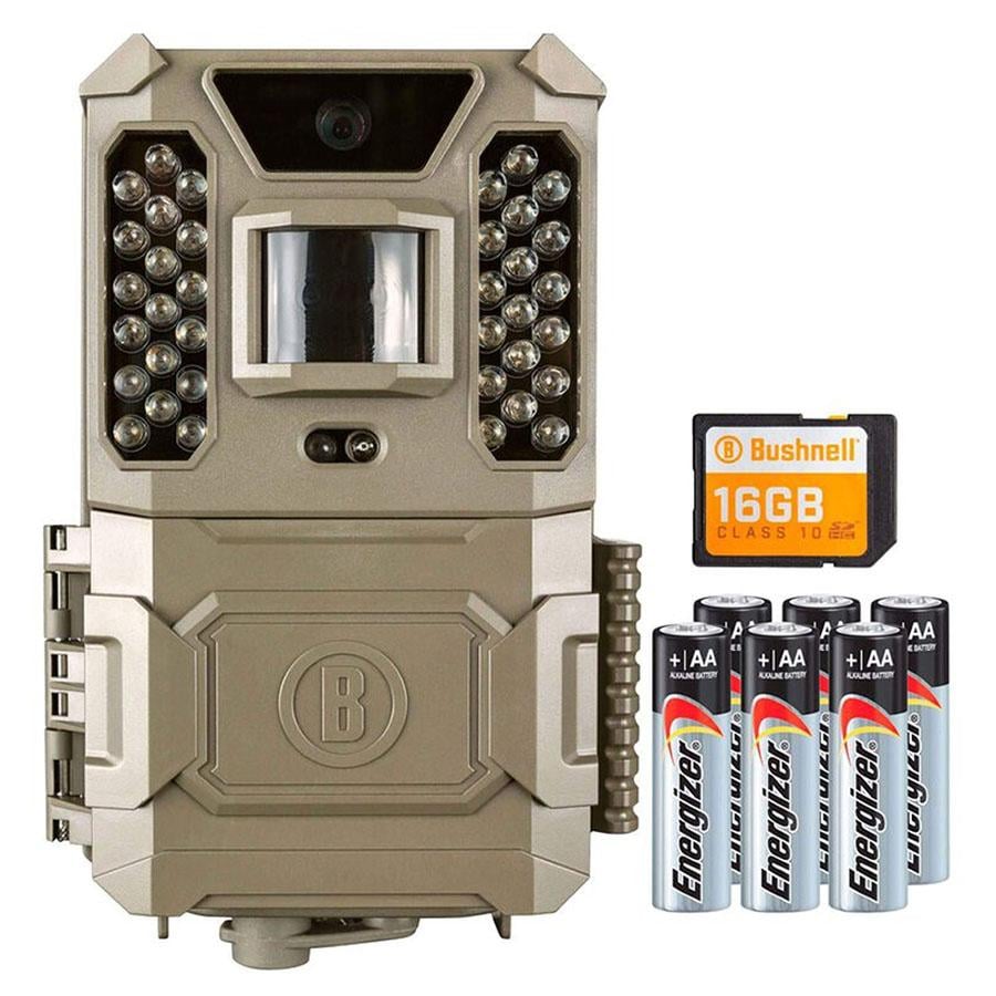 Bushnell Prime Low Glow Trail Camera 24MP Combo Brown Box - Bushnell