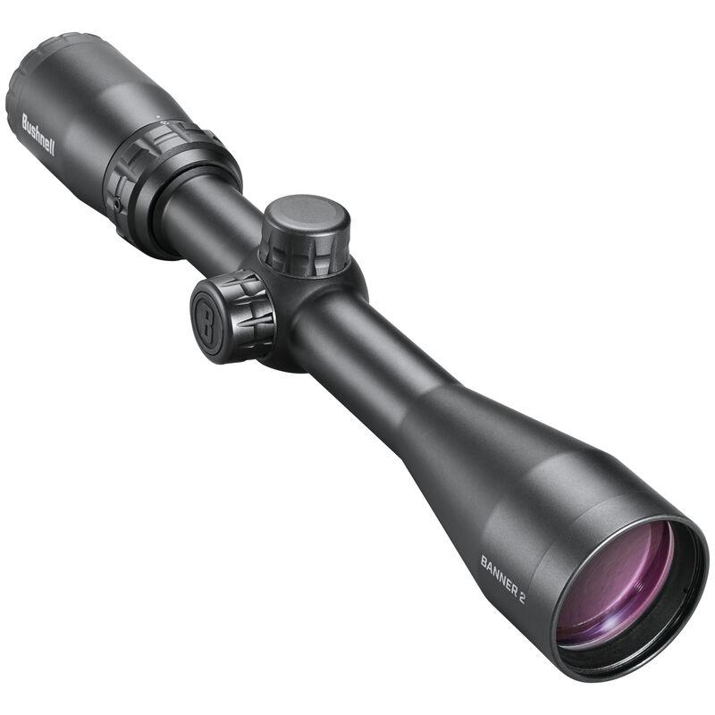 Bushnell Banner 2 Rifle Scope 3-9x40 1" SFP DOA Quick Ballistic Non Illum. Black with Rings - Bushnell