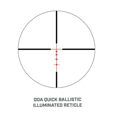 Bushnell Banner-2 Rifle Scope 3-9x40 1" SFP DOA Quick Ballistic Illum Black with Rings