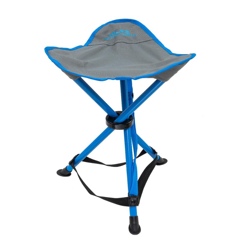 Alps Mountaineering Tri-Leg Stool Camp Chair Grey/Ocean - Alps Mountaineering