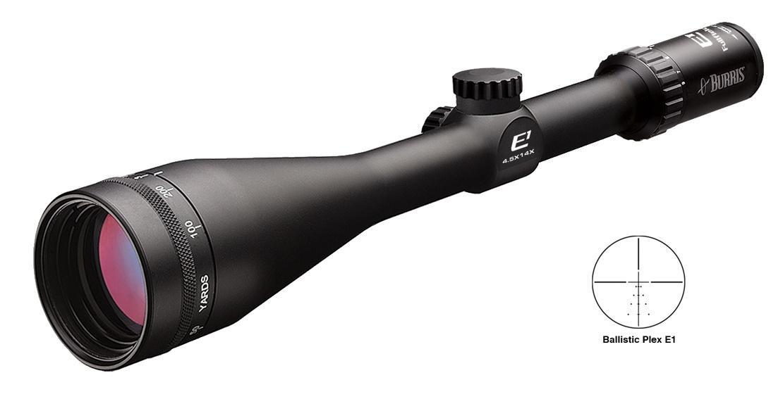 BLEMISHED Burris 4-14x42 Fullfield E1 Rifle Scope Ballistic Plex E1 Reticle Matte - Burris