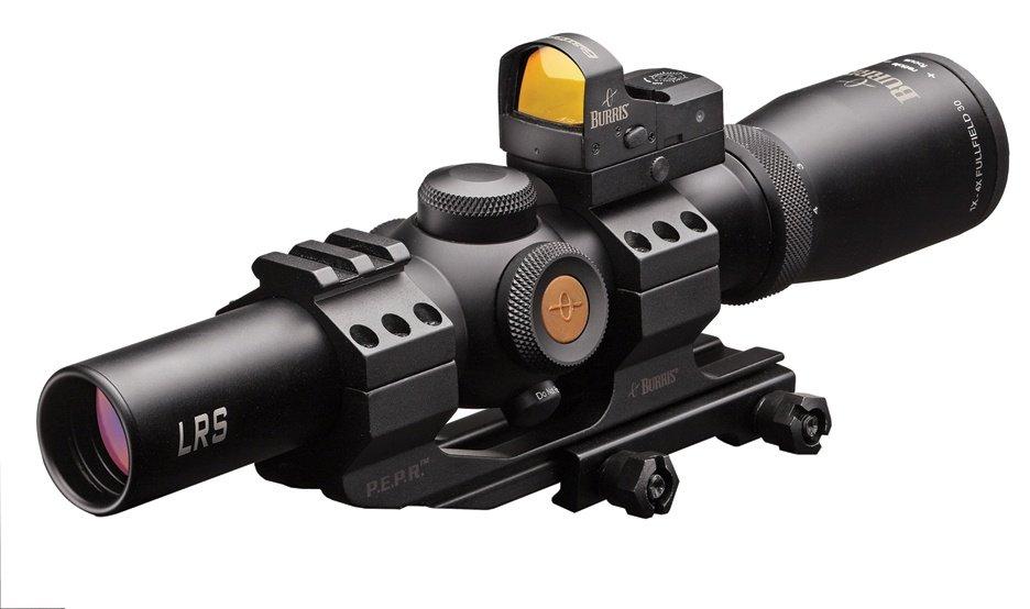 BLEMISHED Burris MTAC Rifle Scope w/FastFire & Mount - 1-4x24mm Ballistic CQ 5.56 Matte - Burris