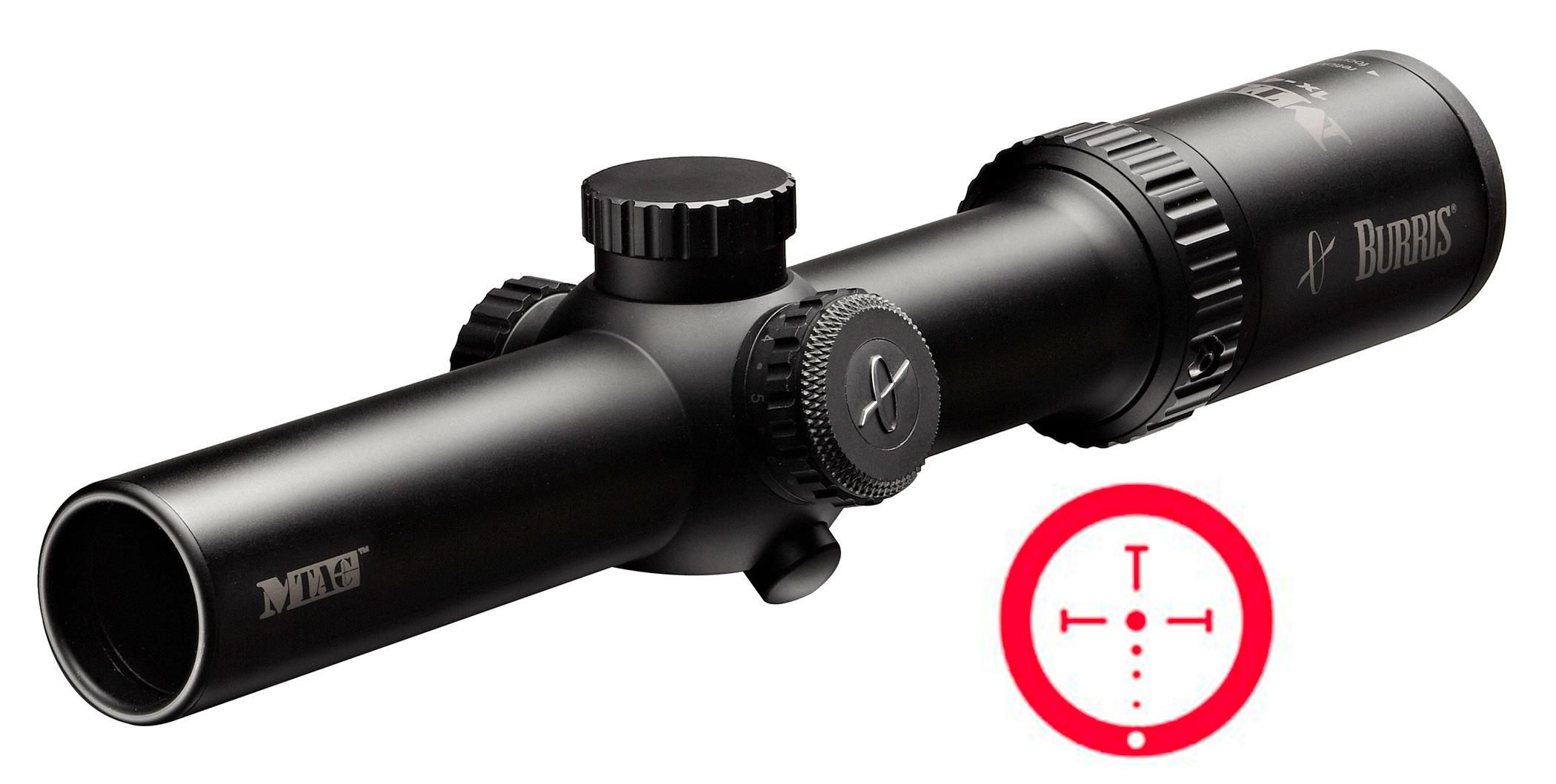 REFURBISHED Burris MTAC Rifle Scope - 1-4x24mm Ballistic CQ Matte - Burris