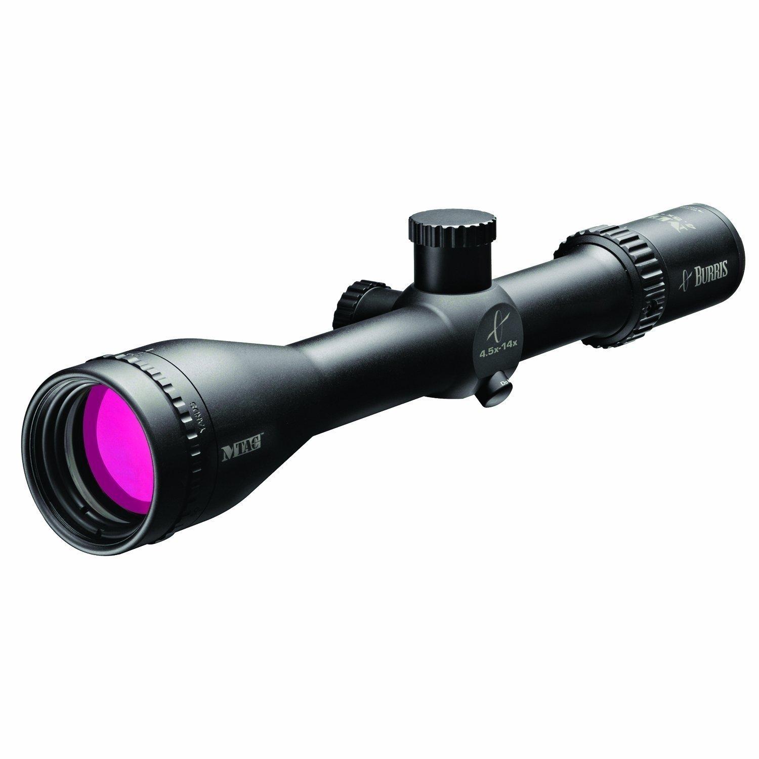 Burris MTAC Riflescope - 4.5-14x42mm 30mm Tube Ballistic Milling Reticle Black Matte - Burris