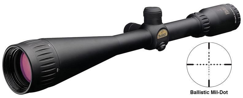 BLEMISHED Burris 6-24x44 Signature Select Rifle Scope Ballistic Mil-Dot Reticle Matte PA Target Knobs - Burris