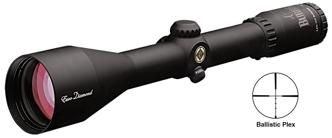 BLEMISHED Burris 2.5-10x44 Euro Diamond Rifle Scope Ballistic Plex Reticle Matte - Burris