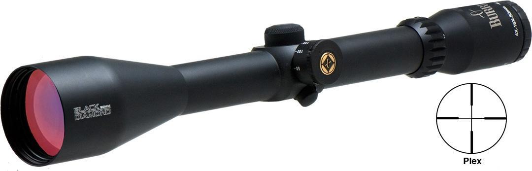 BLEMISHED Burris 4-16x50 Black Diamond Rifle Scope Plex Reticle Matte Side PA - Burris