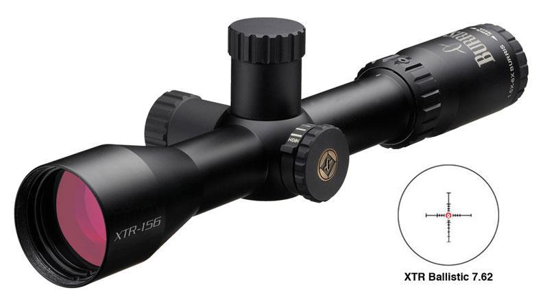 BLEMISHED Burris 1.5-6x40mm Xtreme Tactical Scope Illuminated XTR Ballistic 7.62 Reticle Matte - Burris