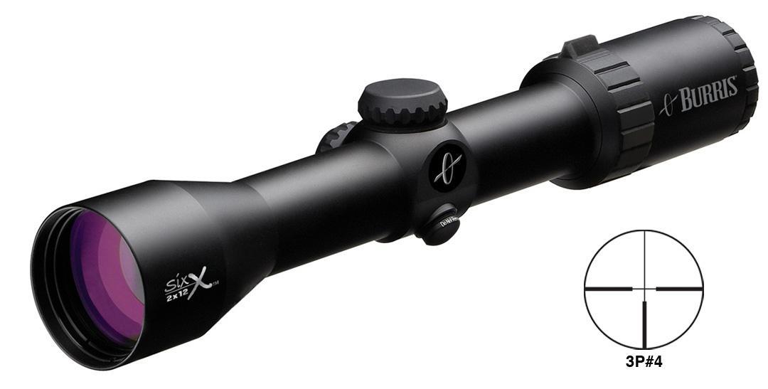 BLEMISHED Burris 2-12x40 Six X Rifle Scope 3P#4 Reticle Matte - Burris