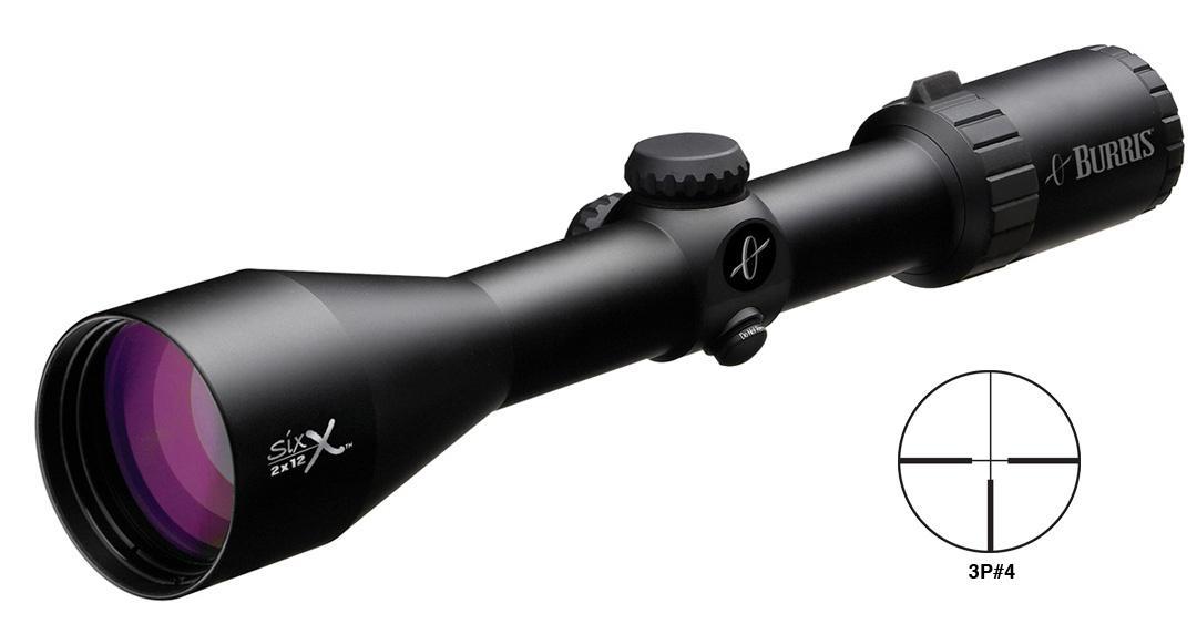 BLEMISHED Burris 2-12x50 Six X Rifle Scope 3P#4 Reticle Matte - Burris