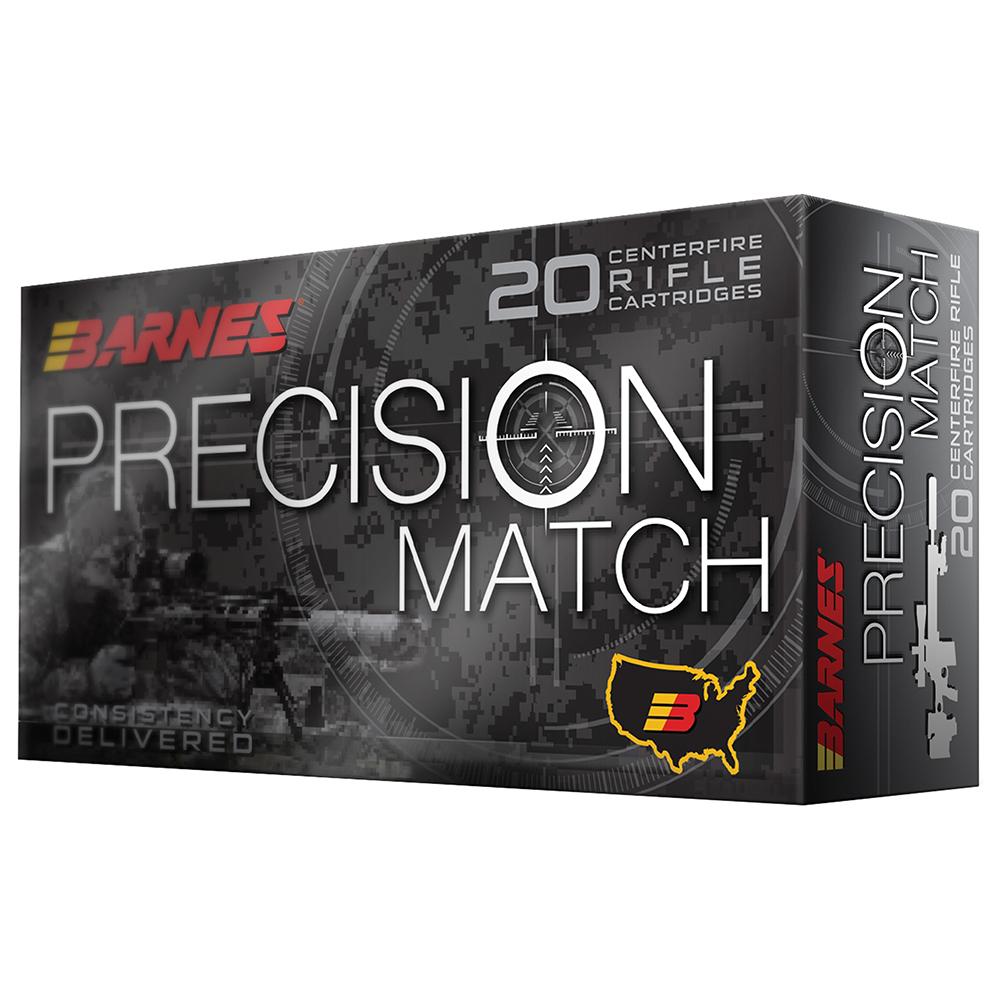 Barnes Precision Match Rifle Ammunition 6mm Creedmoor 112 gr OTM BT 2700 fps 20/ct - Barnes