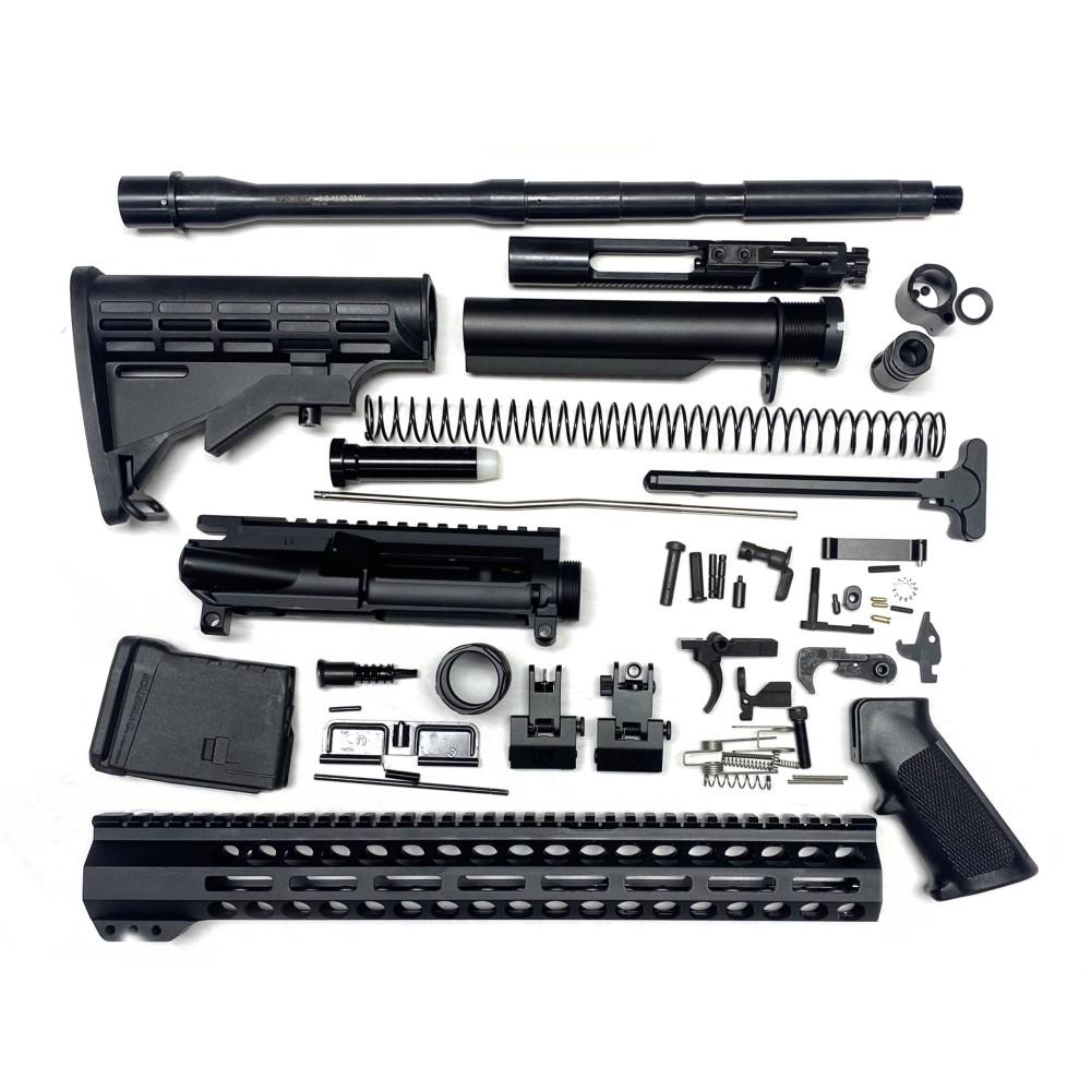 Bowden Tactical AR Rifle Build Kit with 15" Handguard - Bowden Tactical