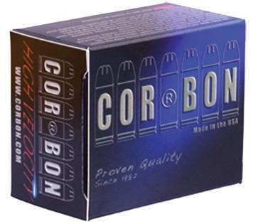 Corbon Self-Defense JHP Handgun Ammunition 9mm Luger +p 115 gr JHP 1350 fps 20/box - Cor-Bon