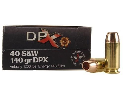 COR-BON Handgun Ammunition .40 S&W 140 gr DPX 1200 fps 20/box - Cor-Bon