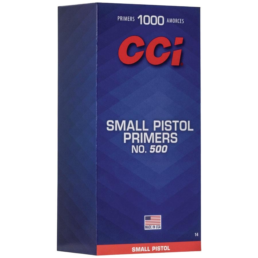 CCI Standard Primers #500 Small Pistol 1000/ct - CCI