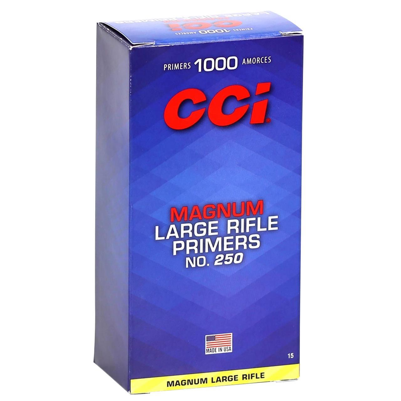 CCI Standard Primers #250 Mag Large Rifle 1000/ct - CCI