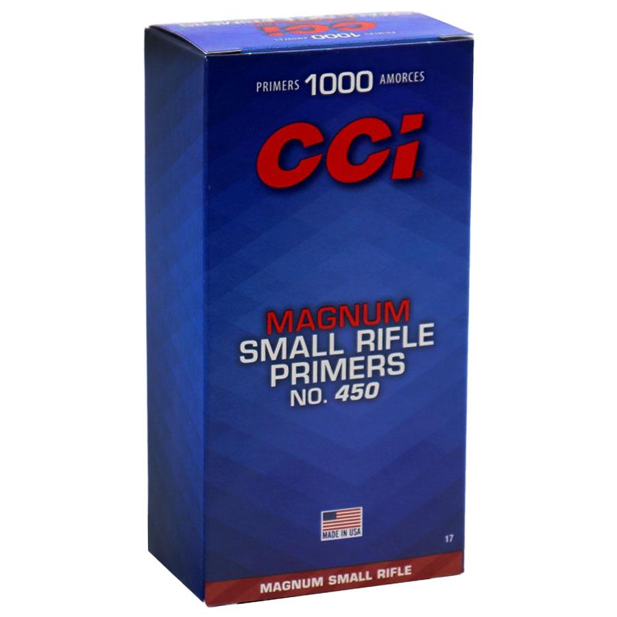 CCI Standard Primers #450 Mag Small Rifle 1000/ct - CCI