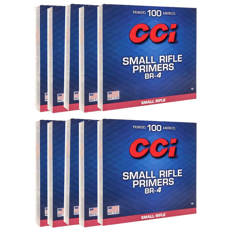 CCI Standard BR4 Small Rifle Primers 1000/ct - Reliable Ignition
