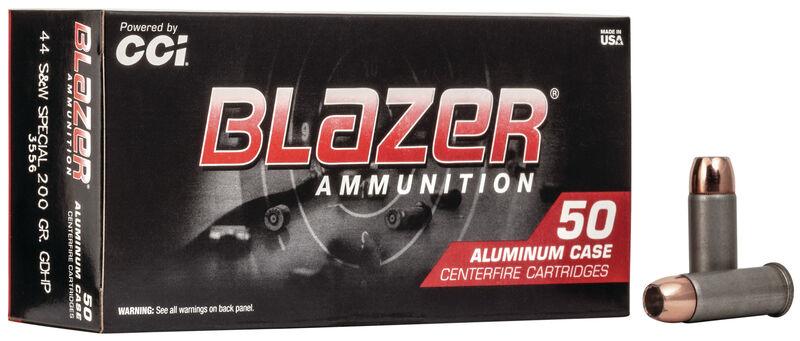 CCI Blazer Aluminum Handgun Ammunition .44 Spl 200 gr HP 920 fps 50/ct - CCI