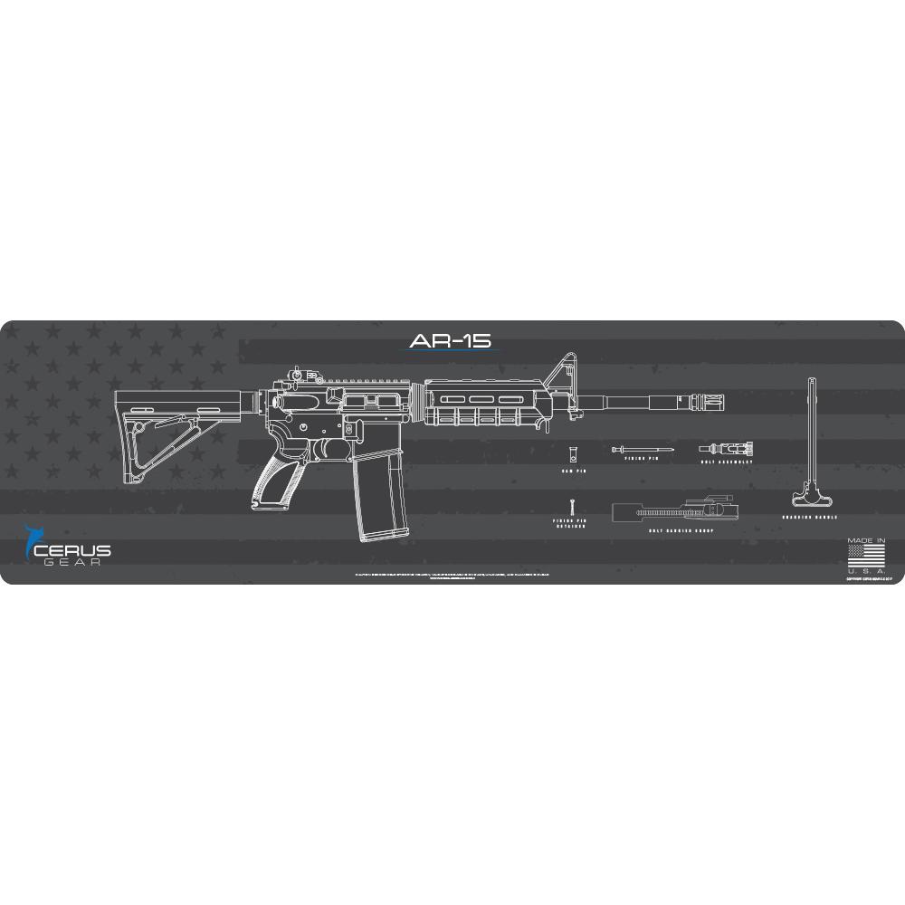 Cerus Gear Magnum XXL 14 x 48 AR-15 Shadow Board Promat - Grey - Cerus Gear