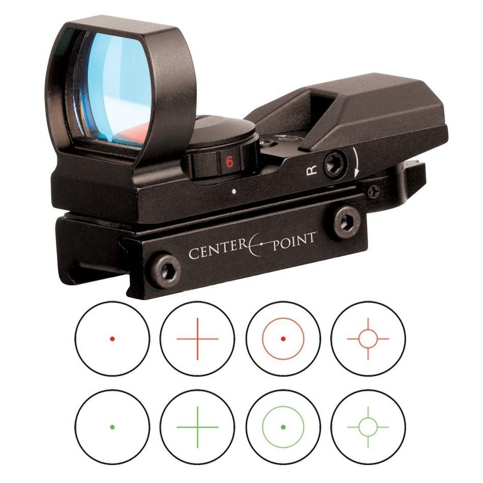 Crosman Center Point Red/Green Dot Sight - 1x32mm Multi-Reticle (40 combos) - Matte - Crosman