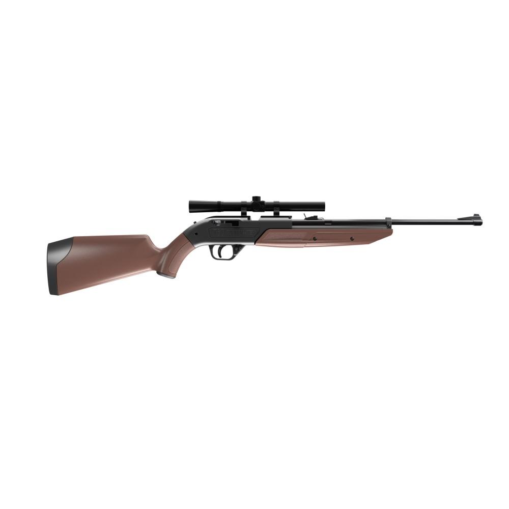 Crosman 760 Pumpmaster Bolt Action Variable Pump Rifle with 4x15 Scope .177 Cal - Synthetic Brown Stock - Crosman