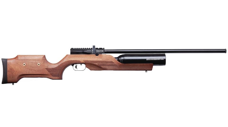 Crosman Benjamin Kratos (Wood) .22 call PCP Powered Side Lever Hunting Air Rifle - Crosman