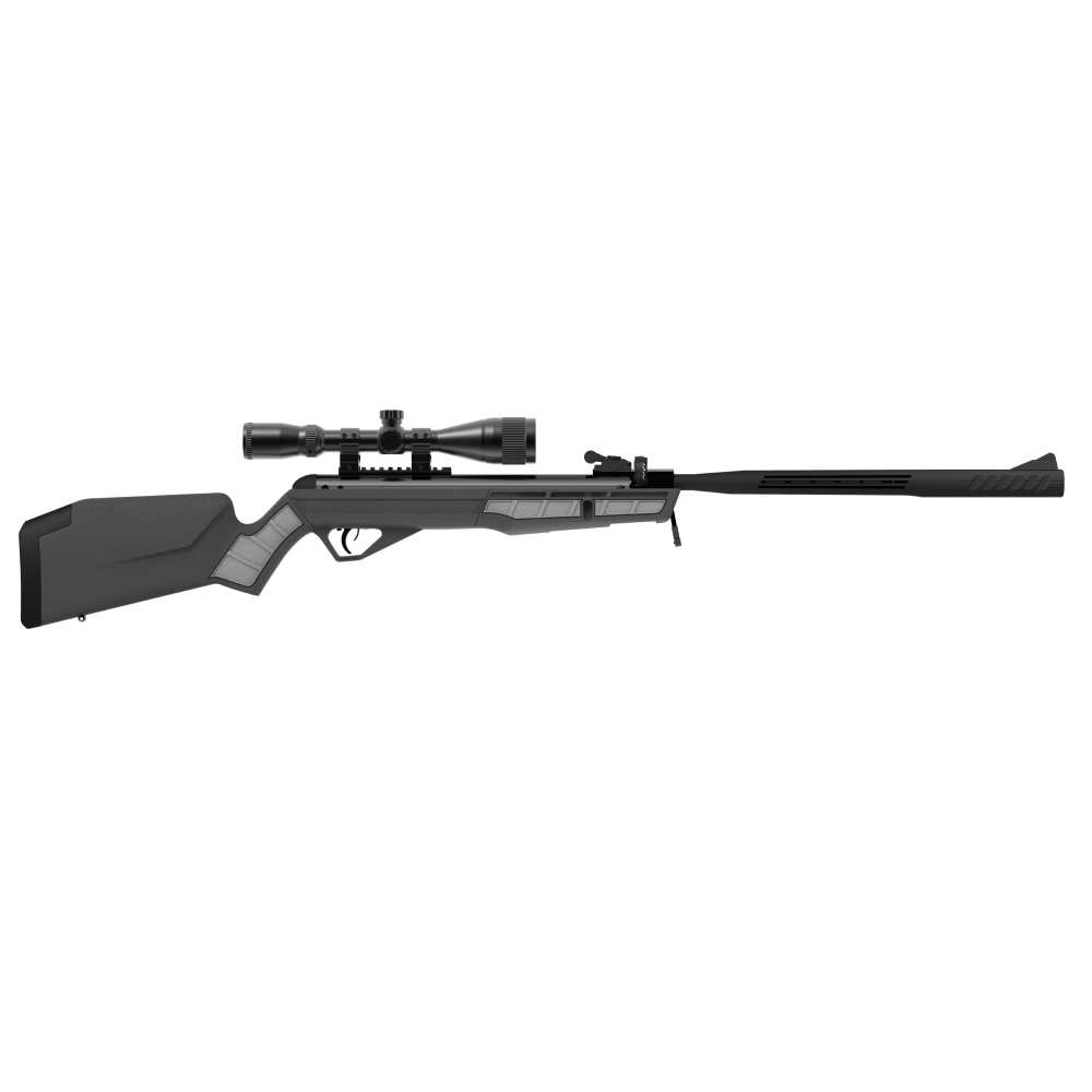 Crosman Mag-Fire Ultra Black AirGun Rifle .177 Cal with Quietfire and 3-9x40 AO Scope - Crosman