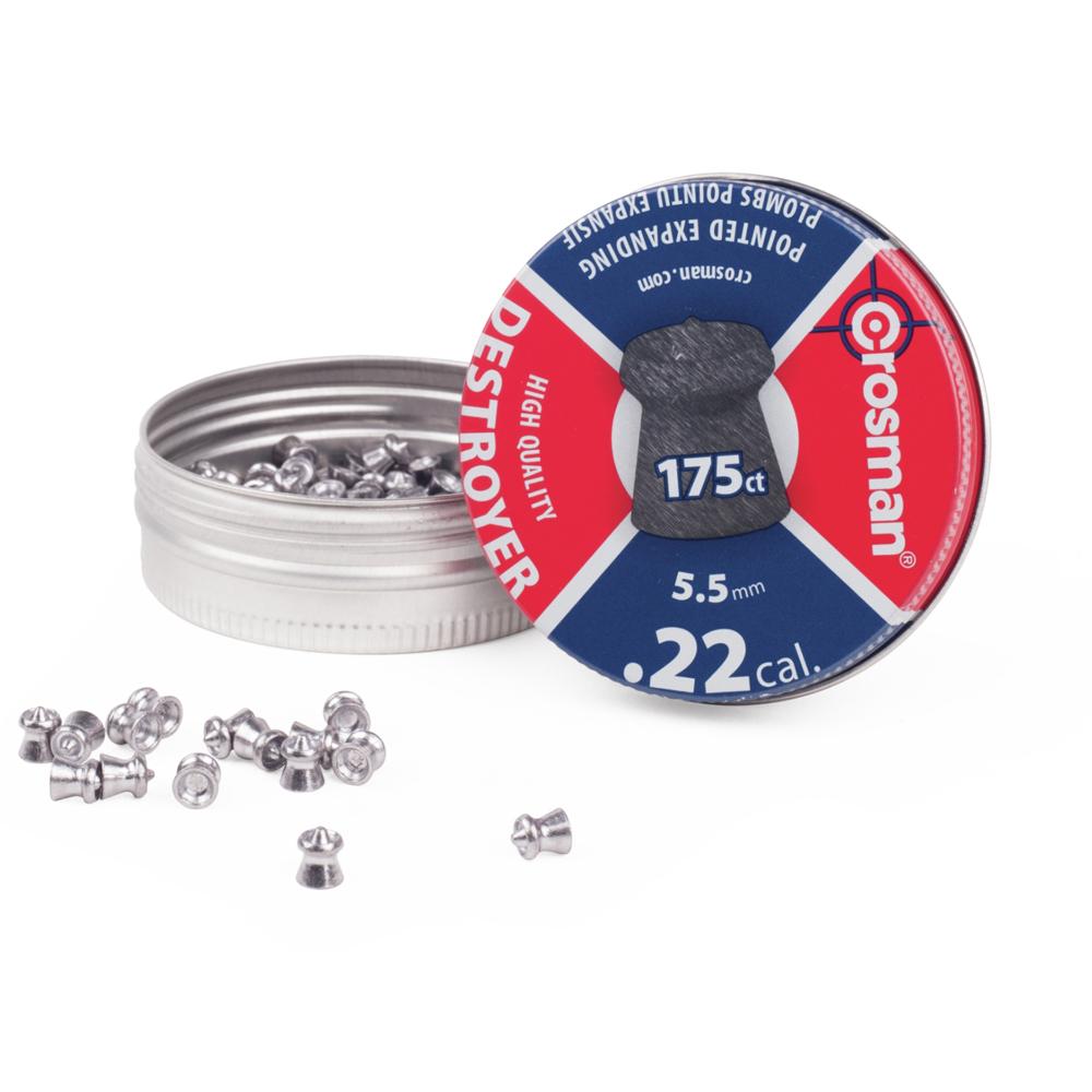 Crosman Destroyer Pellets .22 cal 5.5mm - 175/ct - Crosman