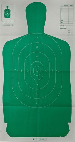 Champion LE Targets Silhouette Target - 24" X 45", Green, 10/Pack - Champion