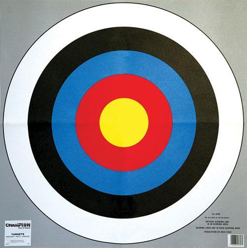 Champion Archery Target - 24" Bullseye, 2/Pack - Champion