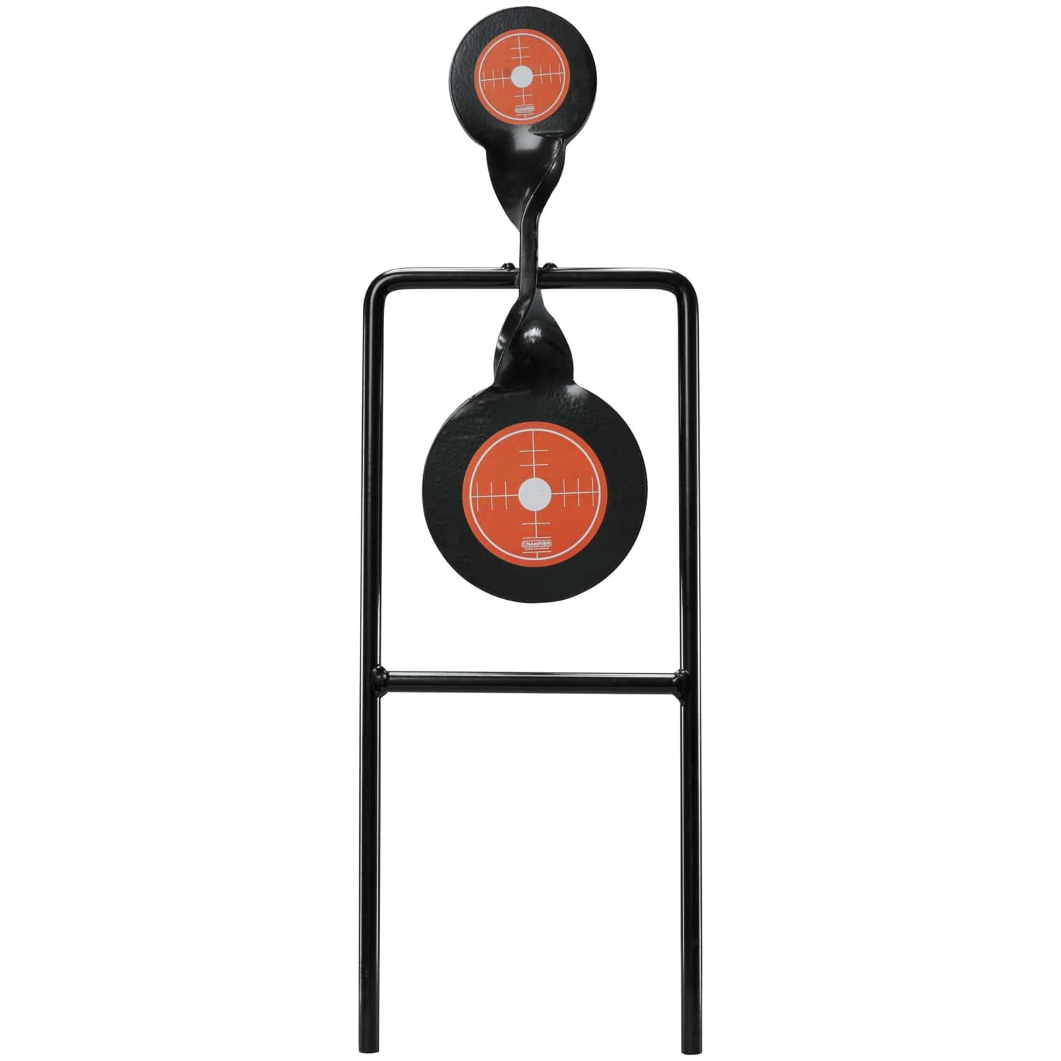 Champion Rimfire Triple Gong Spinner Target Steel - Champion