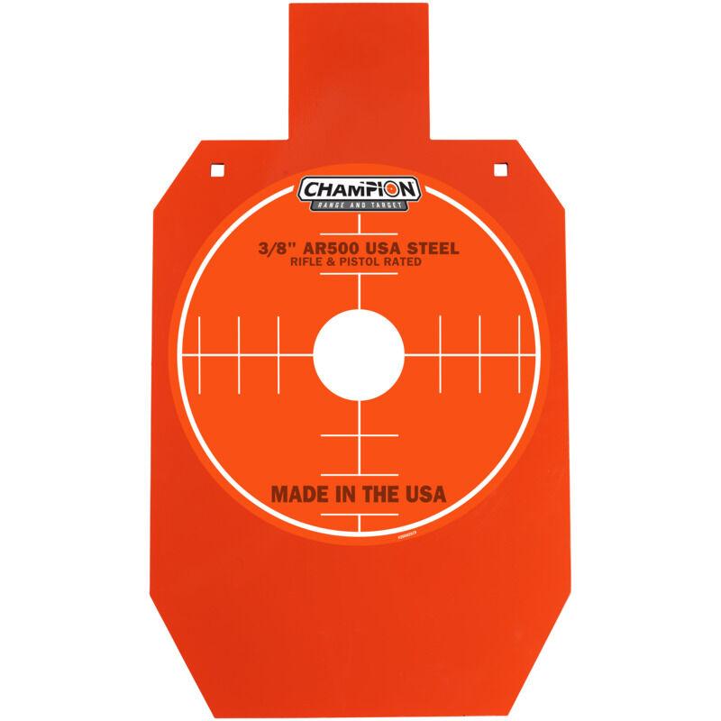 Champion AR500 Center Mass 66% IPSC Steel Target 3/8" Orange - Champion