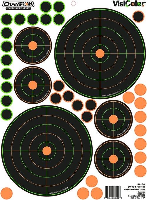 50YD SIGHT IN BULLSEYE VAR 5/PK - Champion