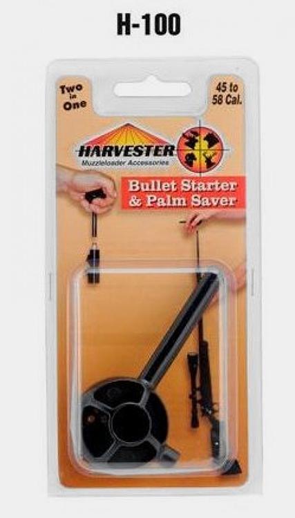 Harvester Muzzleloading Packaged Bullet Starter & Palm Saver Plus .50 Cal Jag 1/pk - Harvester Muzzleloading