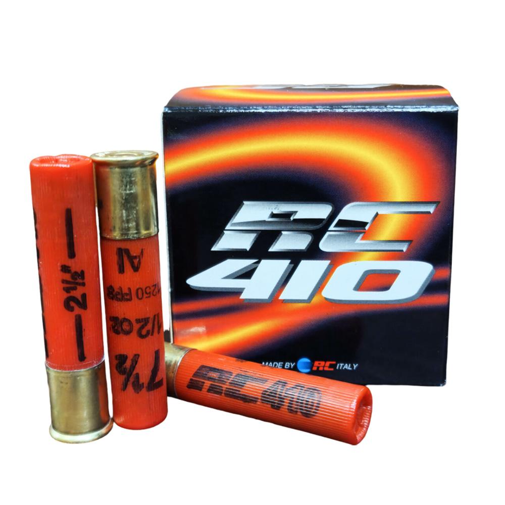 RC Cartridge 410 Shotshells 410ga 2-1/2" 1/2oz 1345 fps #7.5 25/ct - RC Cartridge