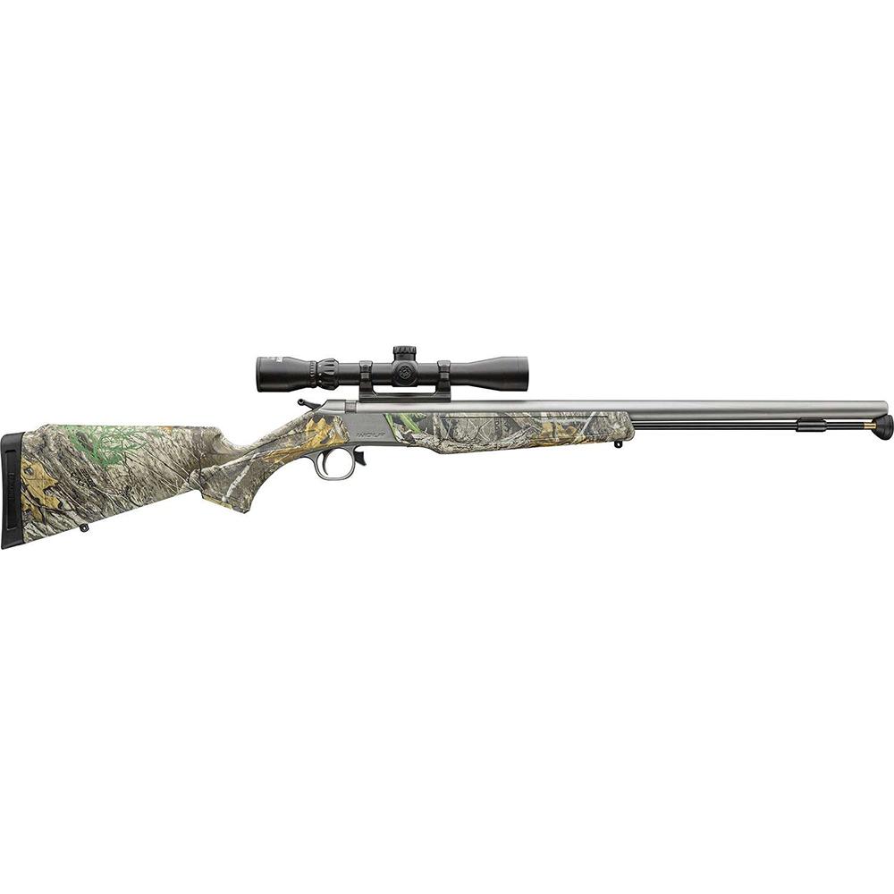 CVA Wolf V2 Muzzleloader .50 Cal Single Shot 24" Barrel Stainless Steel and Camo with Konus 3-9x32mm Scope - CVA