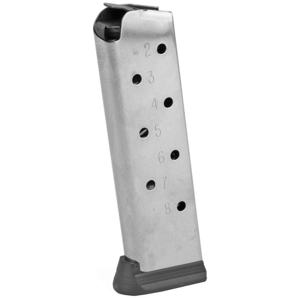 Colt 1911 Gov't/Commander Handgun Magazine Stainless with Base Pad .45 ACP 8/rd - Colt